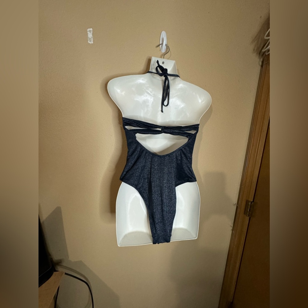 CUPSHE denim shine look blue Size S